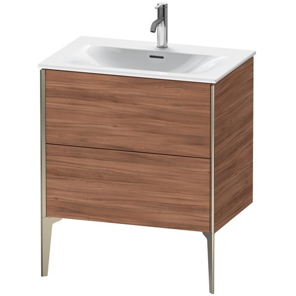 Xviu Floor Standing Vanity Unit Natural Walnut, Duravit, Mfr#: XV43010B179